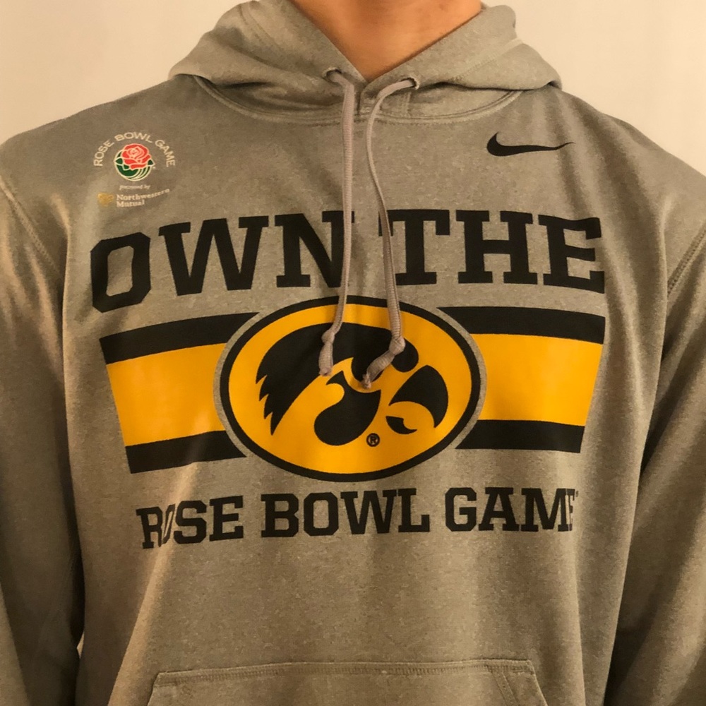 Nike gray college football hoodie